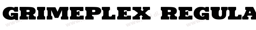 Grimeplex Regular字体转换